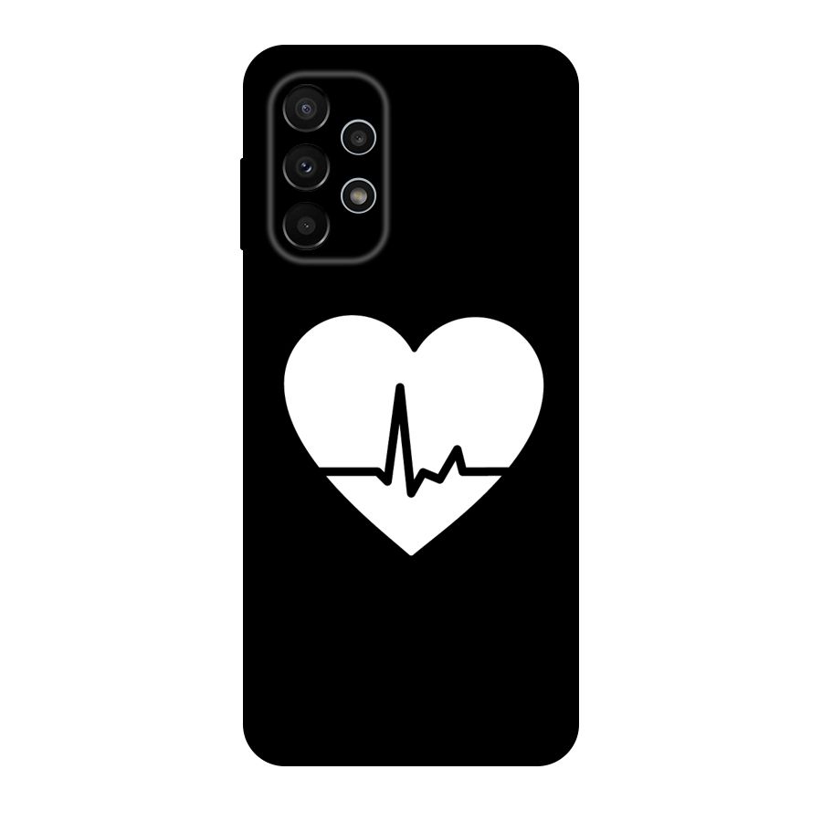 Heart Beat Original Polycarbonate Back Case for Galaxy A23