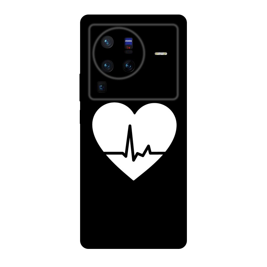 Heart Beat Original Polycarbonate Back Case for Vivo X80