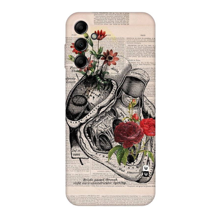 Heart Newspaper Original Polycarbonate Back Case for Galaxy A14 5G