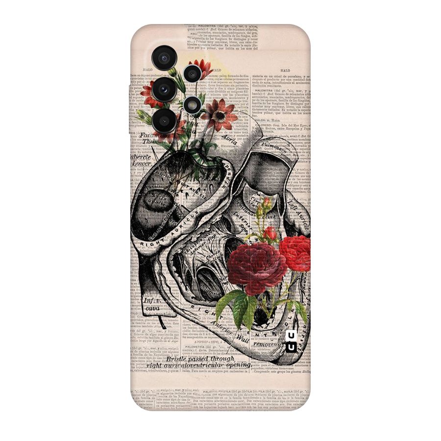 Heart Newspaper Original Polycarbonate Back Case for Galaxy A23