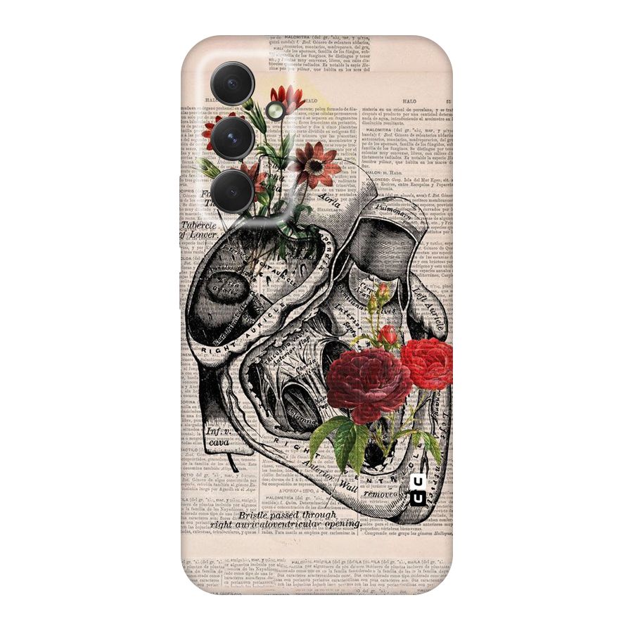 Heart Newspaper Original Polycarbonate Back Case for Galaxy A54