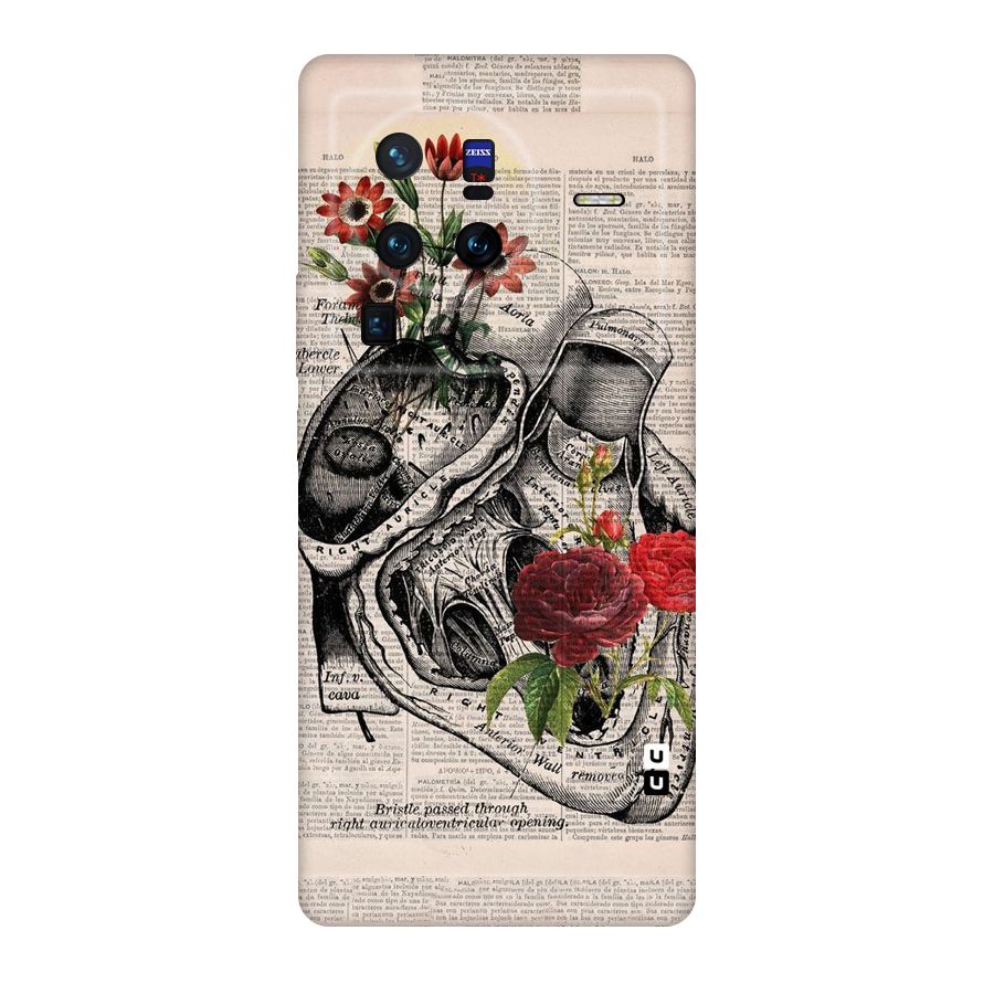 Heart Newspaper Original Polycarbonate Back Case for Vivo X80