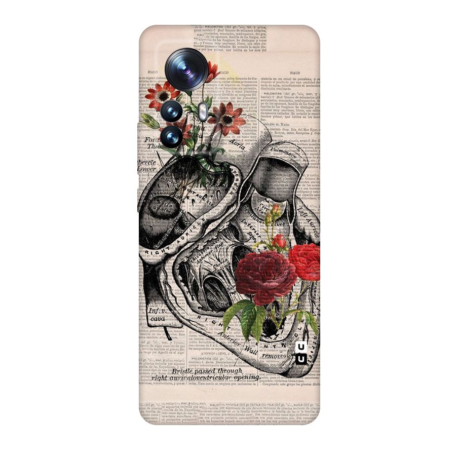 Heart Newspaper Original Polycarbonate Back Case for Xiaomi 12 Pro