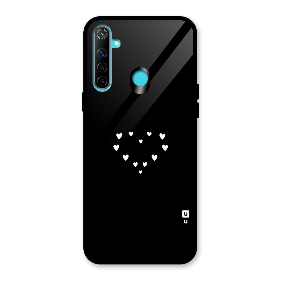 Heart of Hearts Glass Back Case for Realme 5i