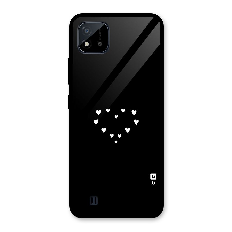 Heart of Hearts Glass Back Case for Realme C11 2021
