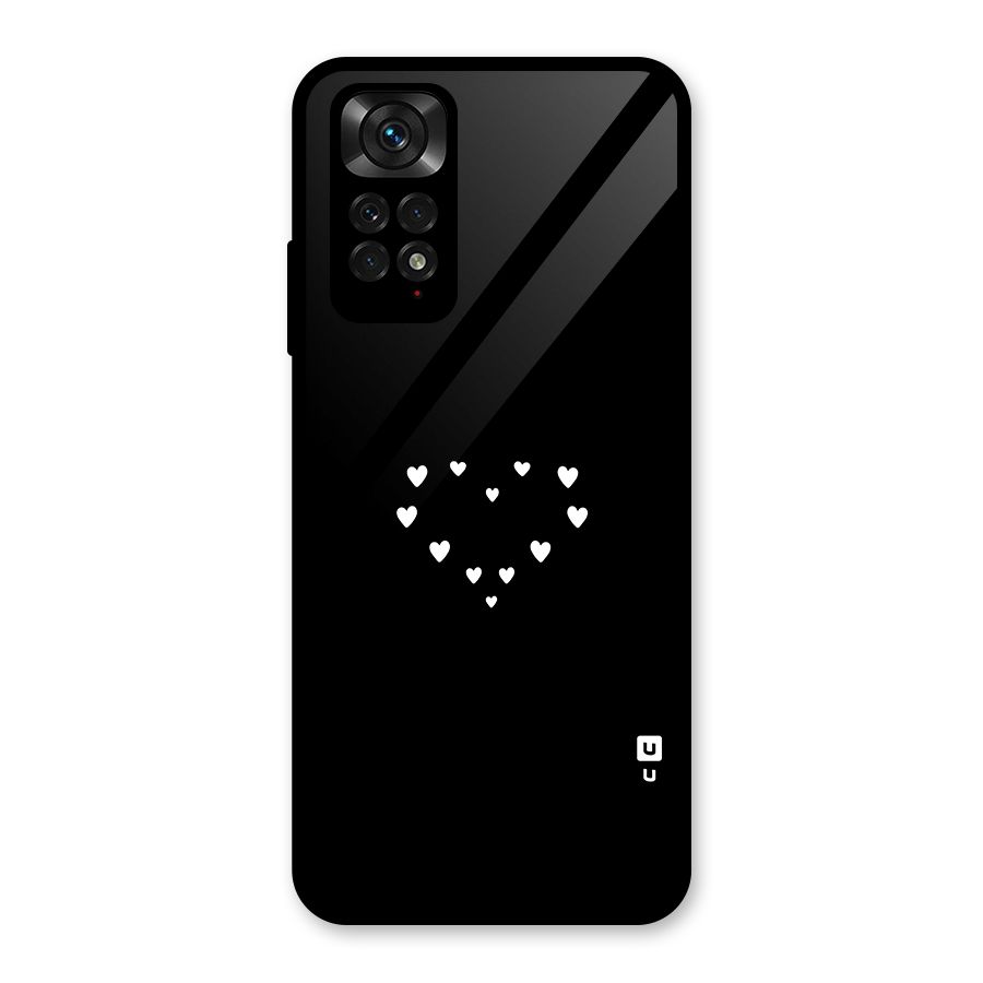 Heart of Hearts Glass Back Case for Redmi Note 11S