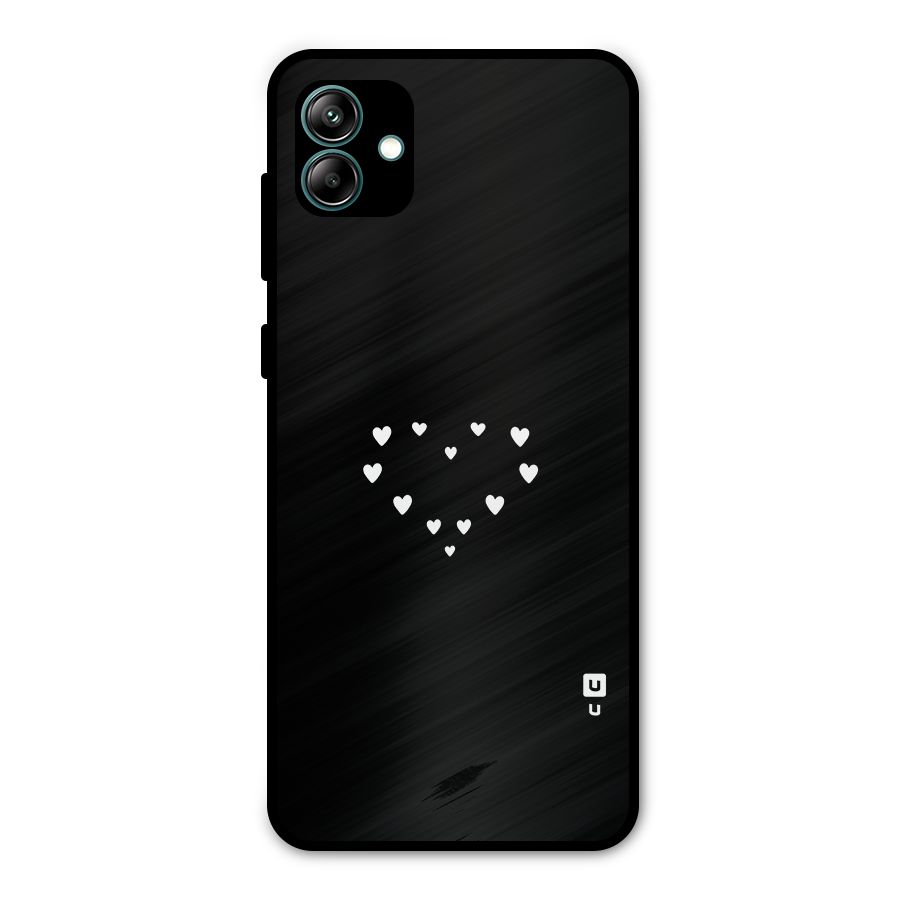 Heart of Hearts Metal Back Case for Galaxy A04