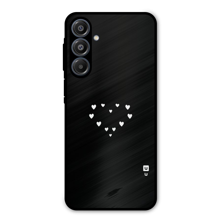 Heart of Hearts Metal Back Case for Galaxy A16 5G