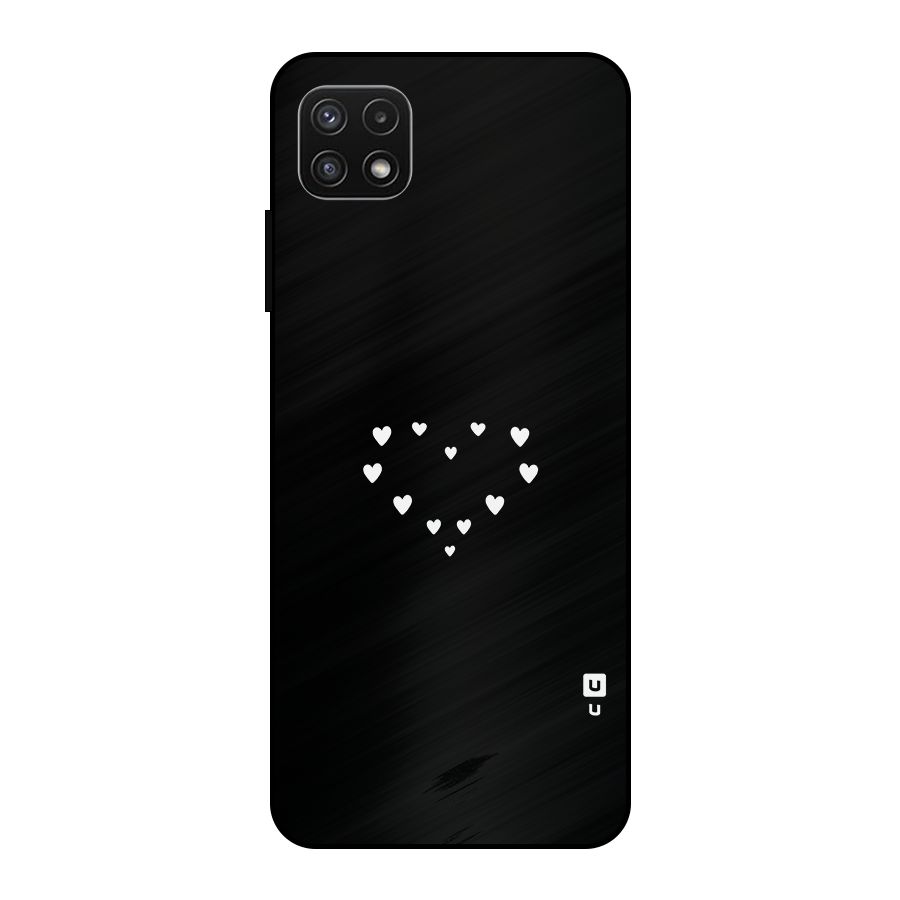 Heart of Hearts Metal Back Case for Galaxy A22 5G