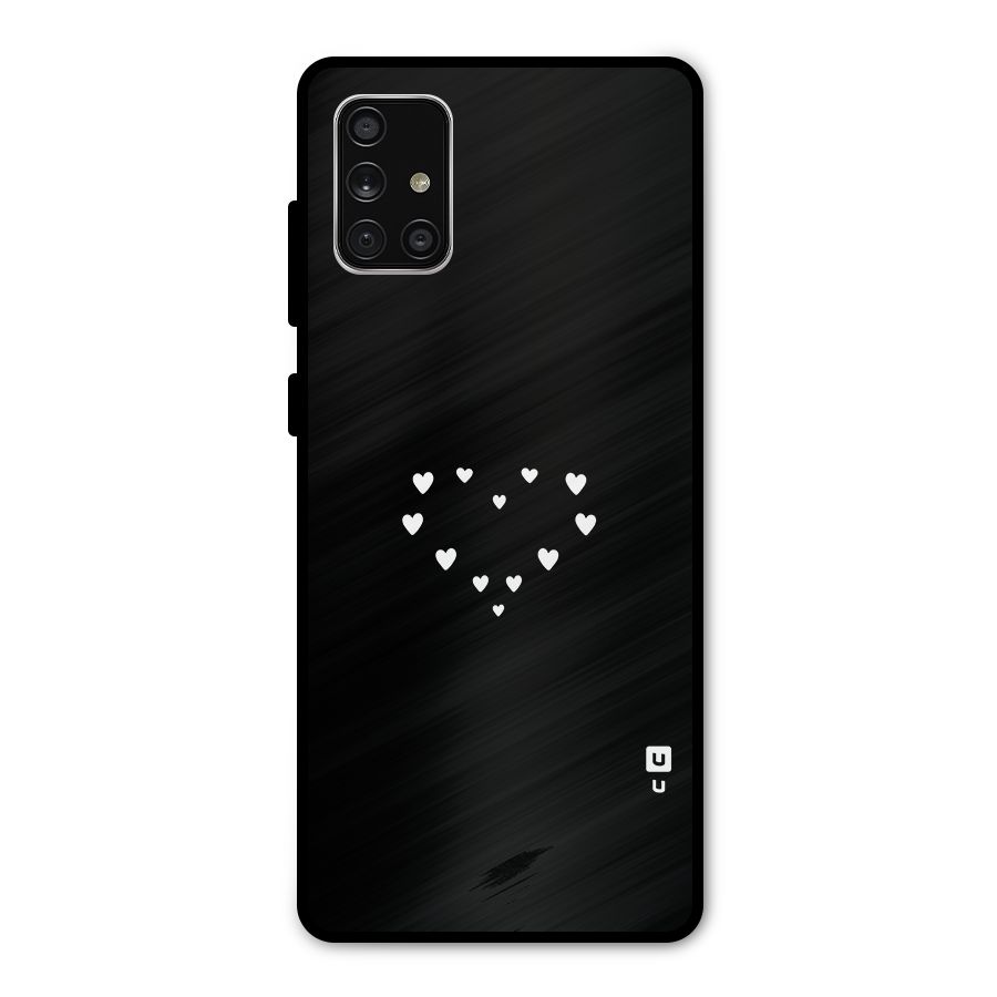 Heart of Hearts Metal Back Case for Galaxy A71