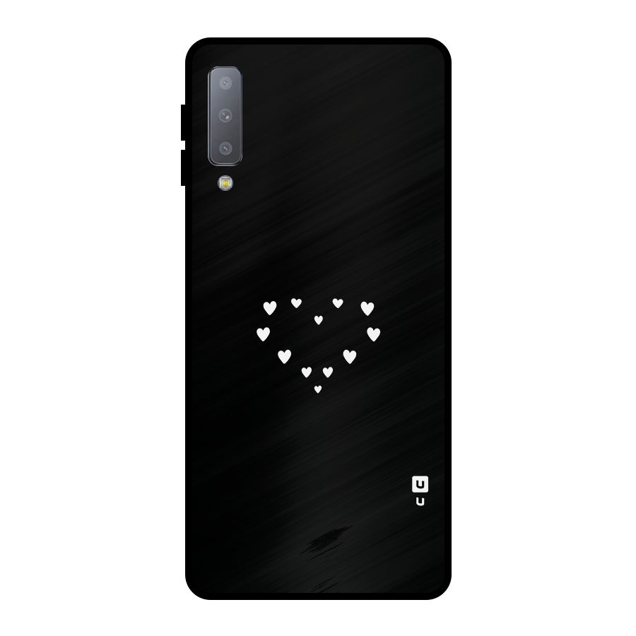 Heart of Hearts Metal Back Case for Galaxy A7 (2018)