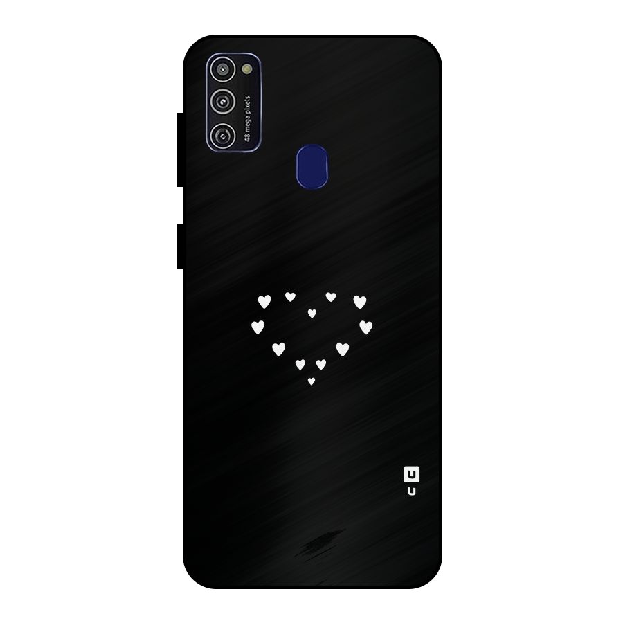 Heart of Hearts Metal Back Case for Galaxy M21