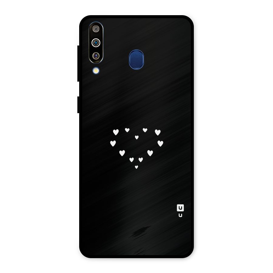 Heart of Hearts Metal Back Case for Galaxy M30