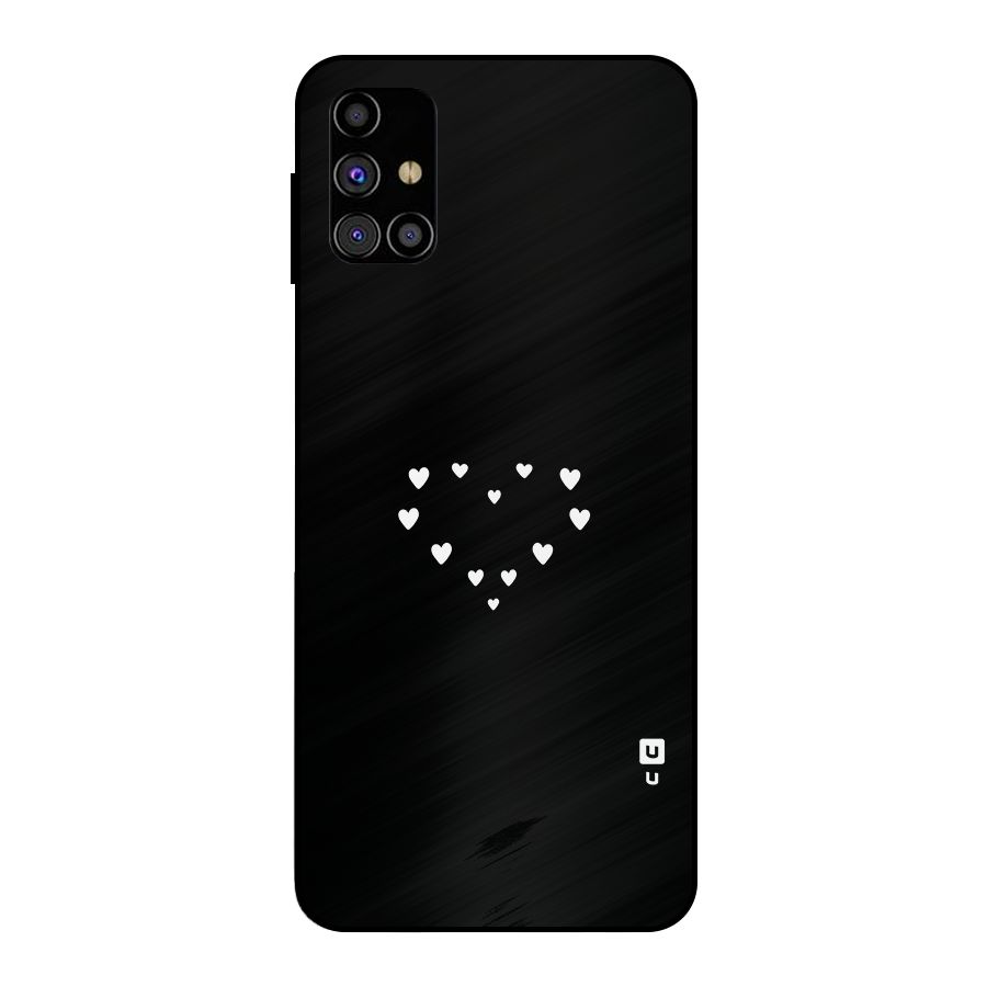 Heart of Hearts Metal Back Case for Galaxy M31s