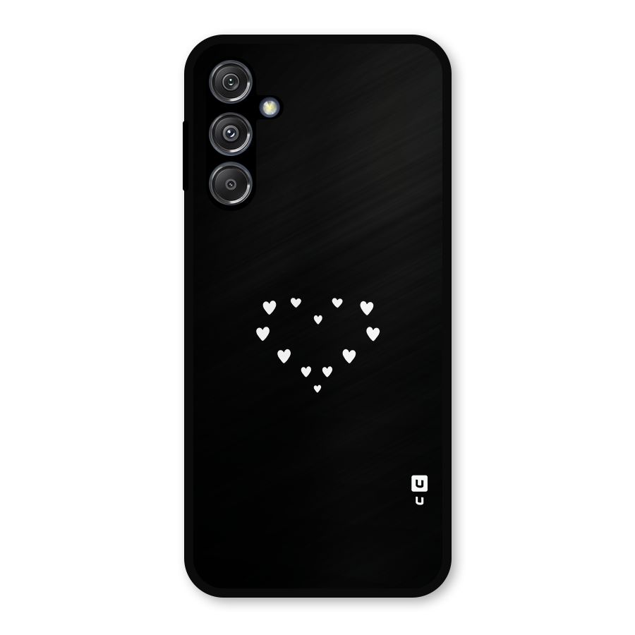 Heart of Hearts Metal Back Case for Galaxy M34 5G