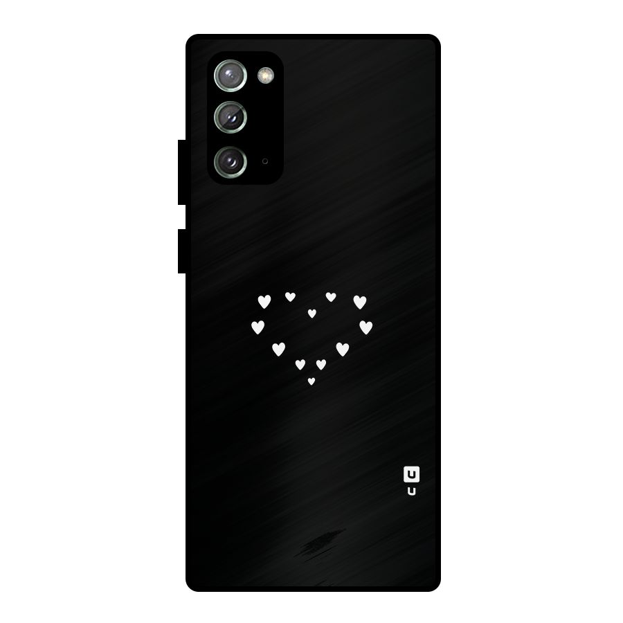 Heart of Hearts Metal Back Case for Galaxy Note 20