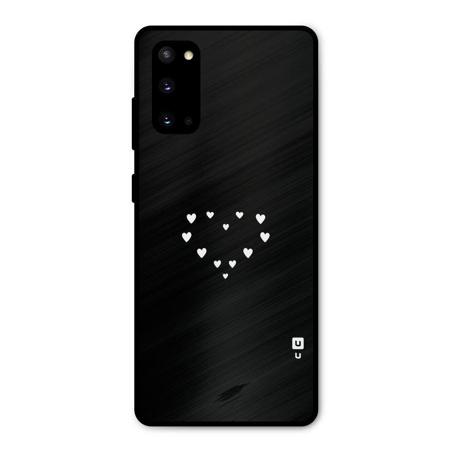 Heart of Hearts Metal Back Case for Galaxy S20