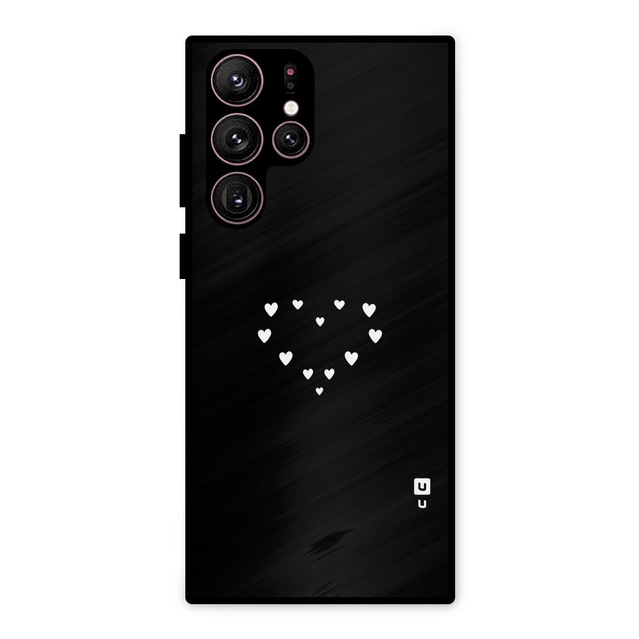 Heart of Hearts Metal Back Case for Galaxy S22 Ultra 5G
