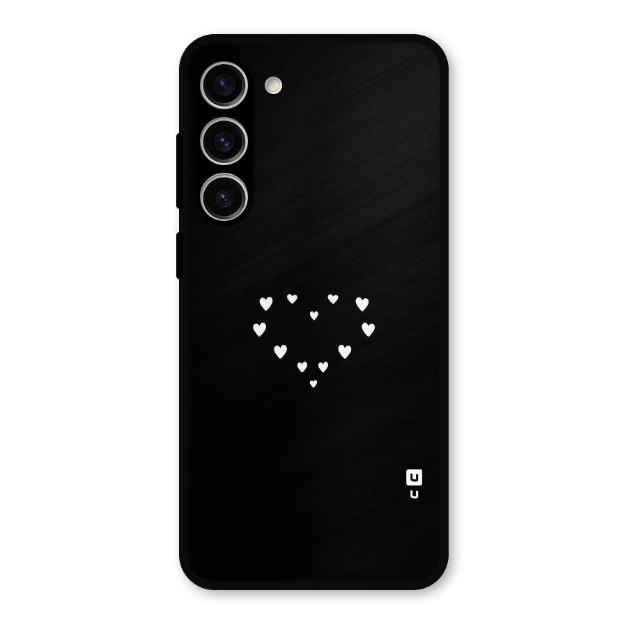 Heart of Hearts Metal Back Case for Galaxy S23 Plus