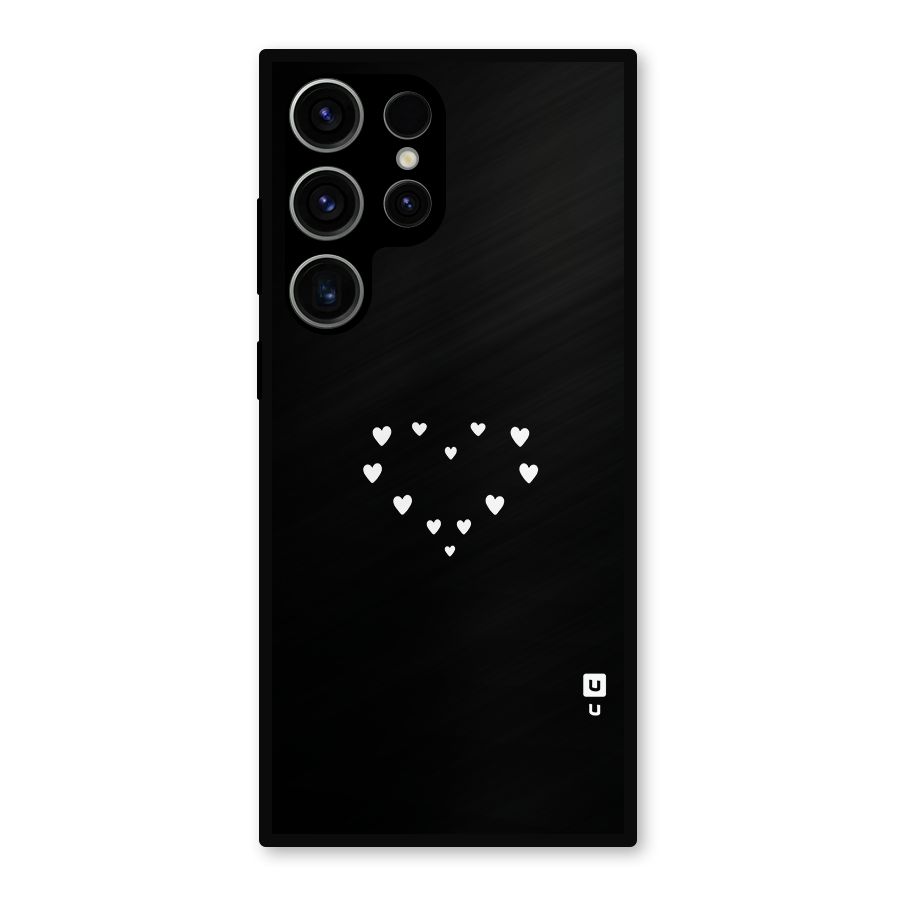 Heart of Hearts Metal Back Case for Galaxy S23 Ultra
