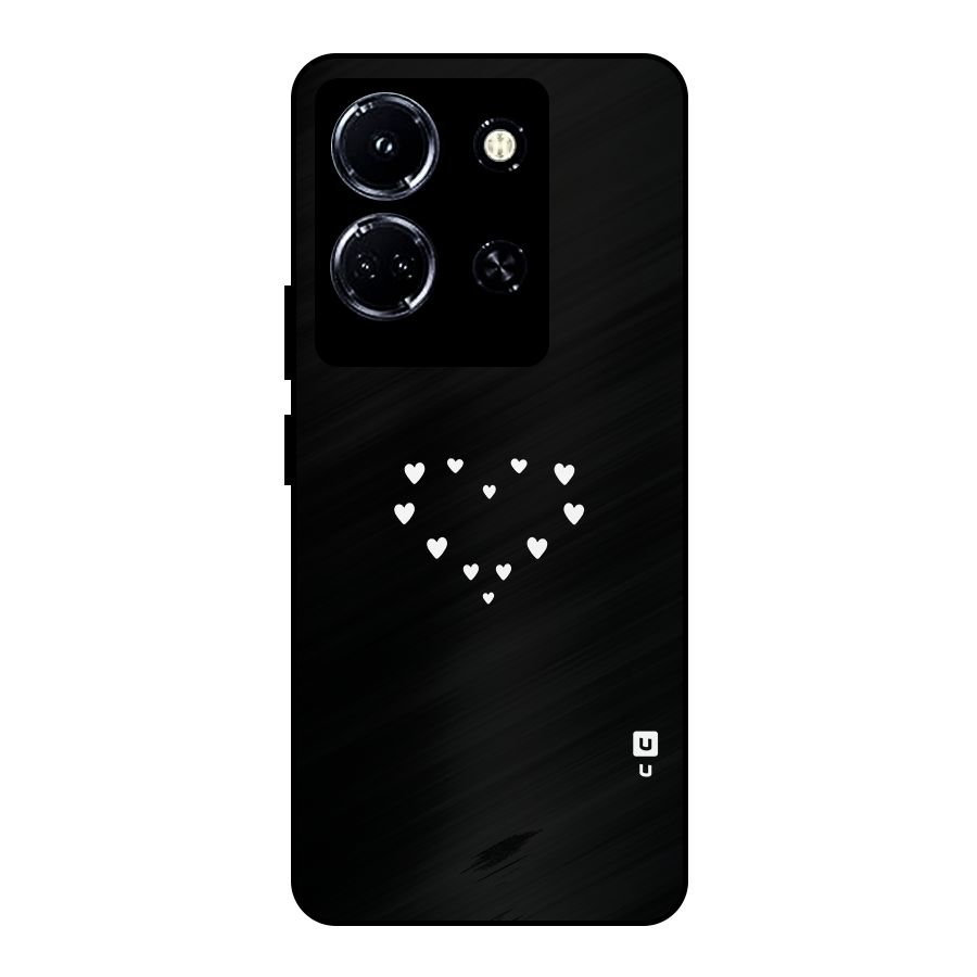 Heart of Hearts Metal Back Case for Infinix Note 30 5G