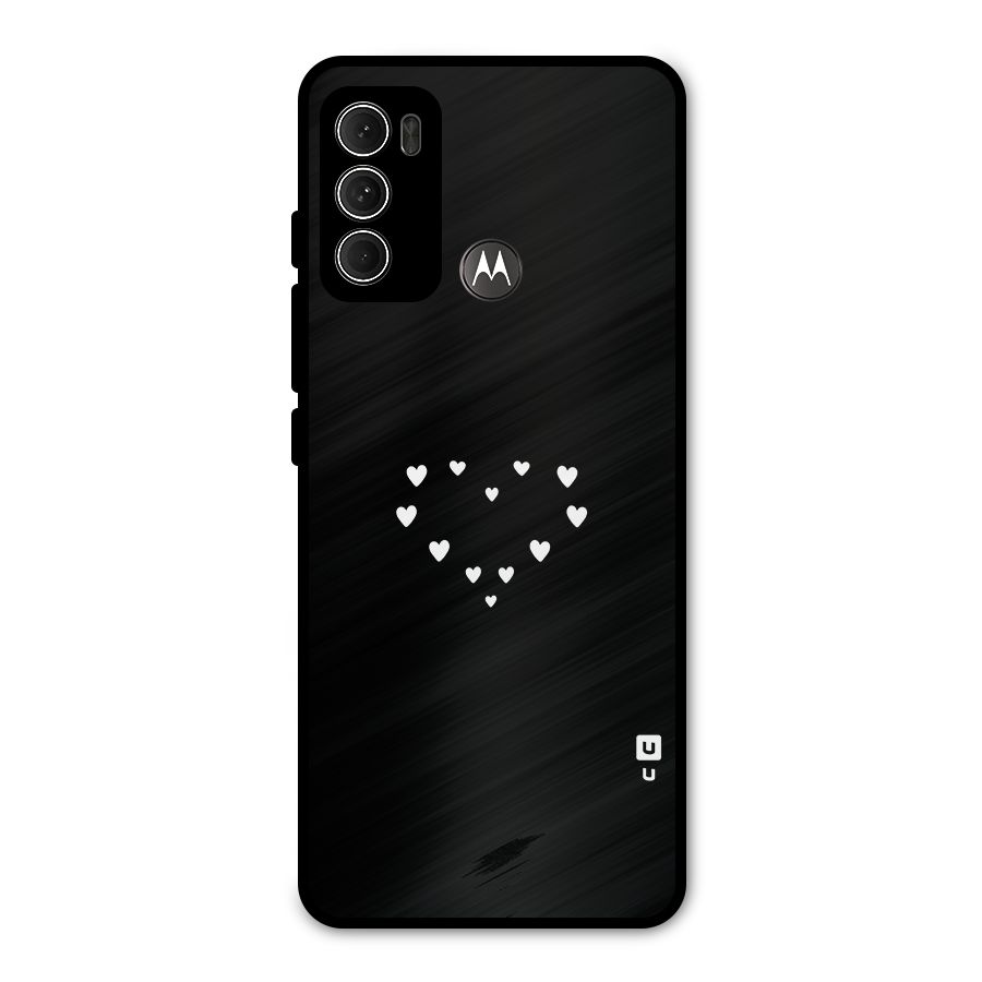 Heart of Hearts Metal Back Case for Moto G60