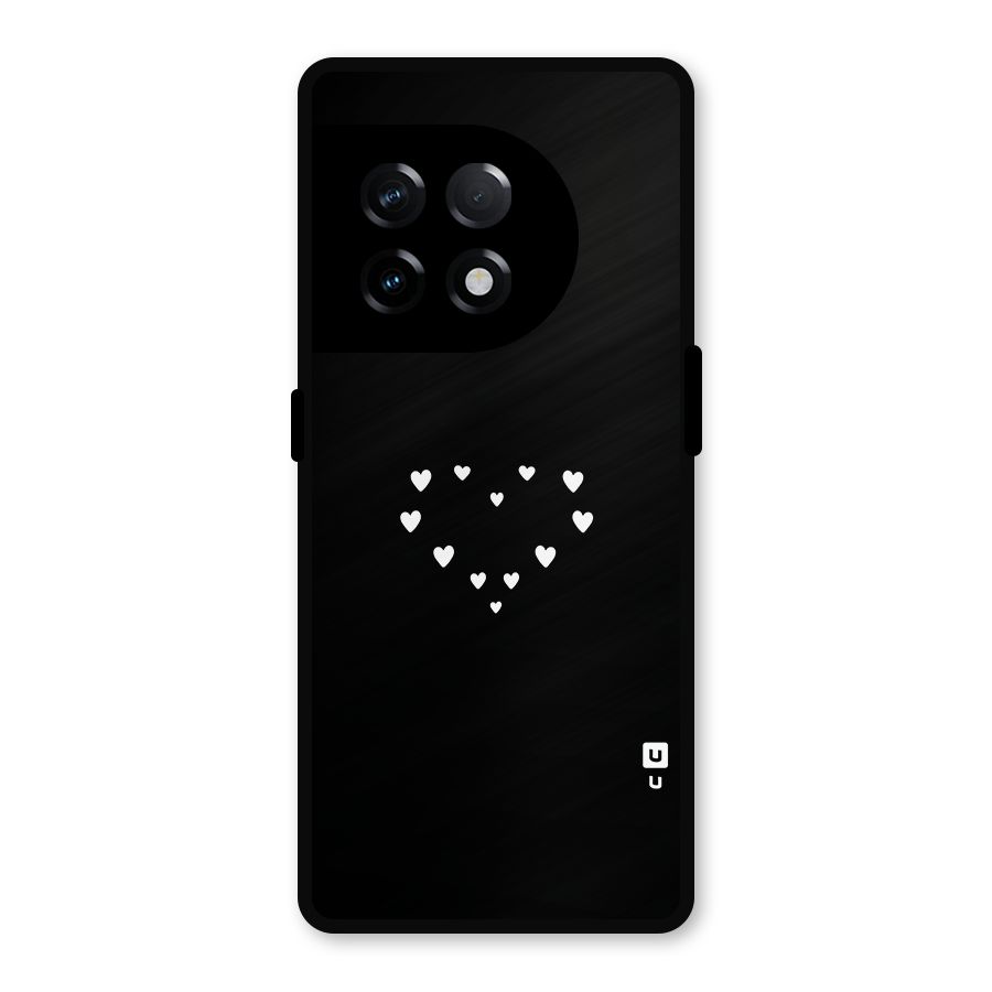 Heart of Hearts Metal Back Case for OnePlus 11R