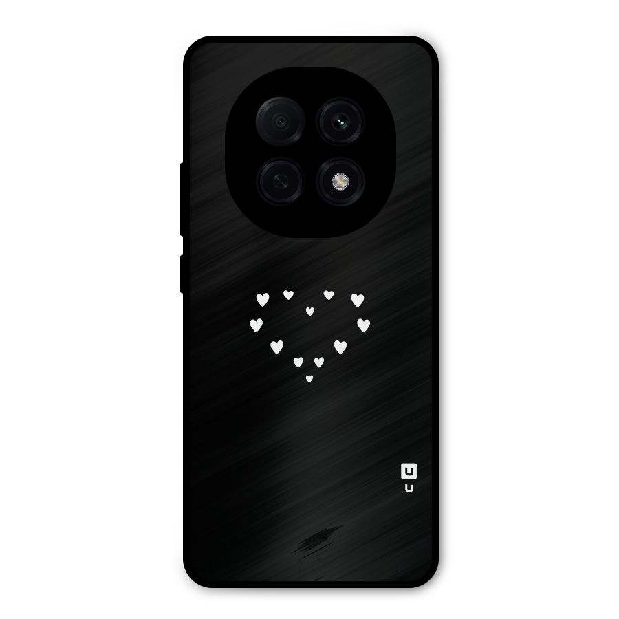 Heart of Hearts Metal Back Case for Oppo F29 Pro