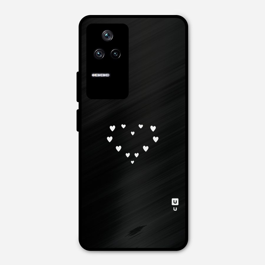 Heart of Hearts Metal Back Case for Poco F4 5G