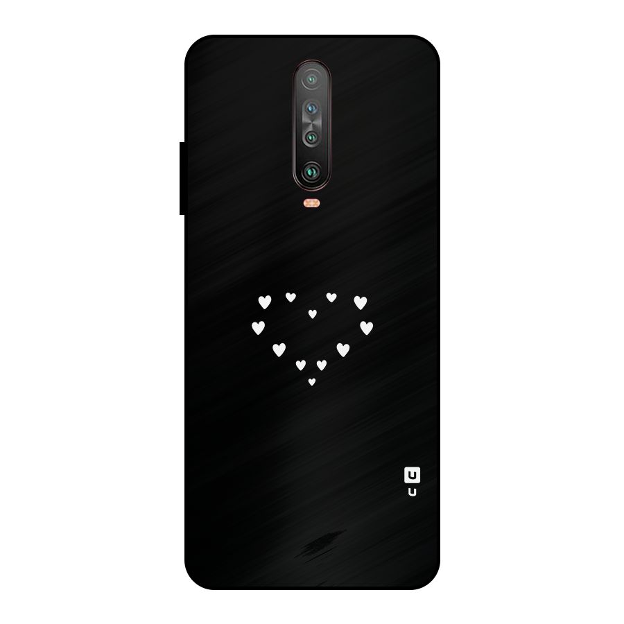 Heart of Hearts Metal Back Case for Poco X2