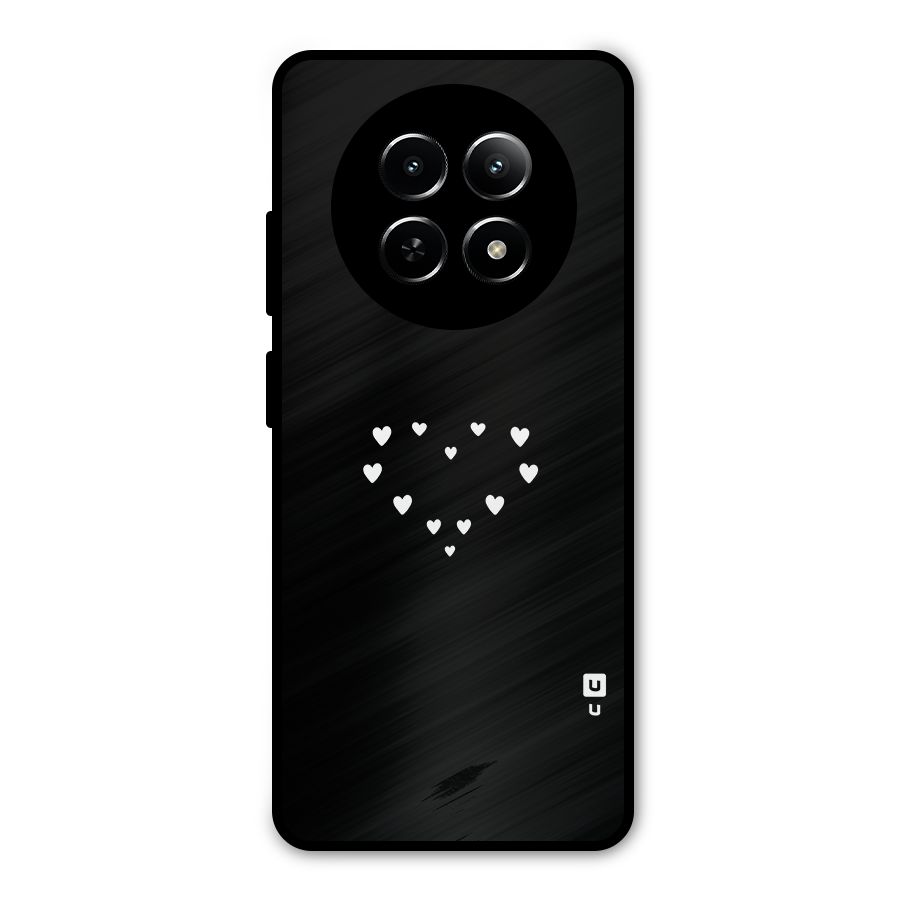Heart of Hearts Metal Back Case for Realme Narzo 70x 5G