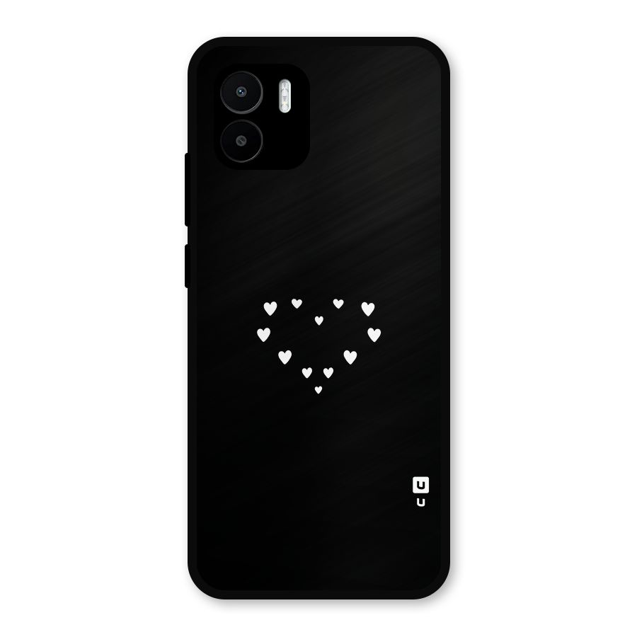 Heart of Hearts Metal Back Case for Redmi A2