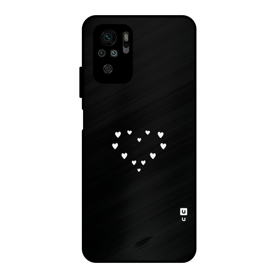 Heart of Hearts Metal Back Case for Redmi Note 11 SE