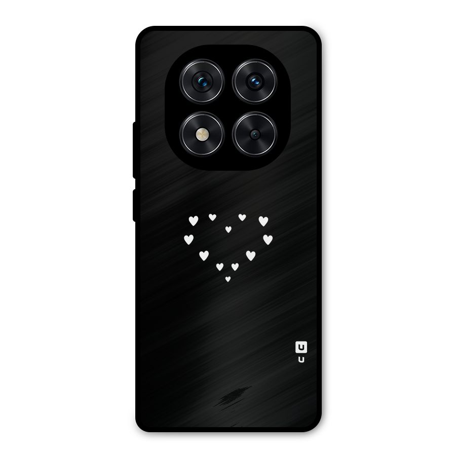 Heart of Hearts Metal Back Case for Redmi Note 14 Pro 5G