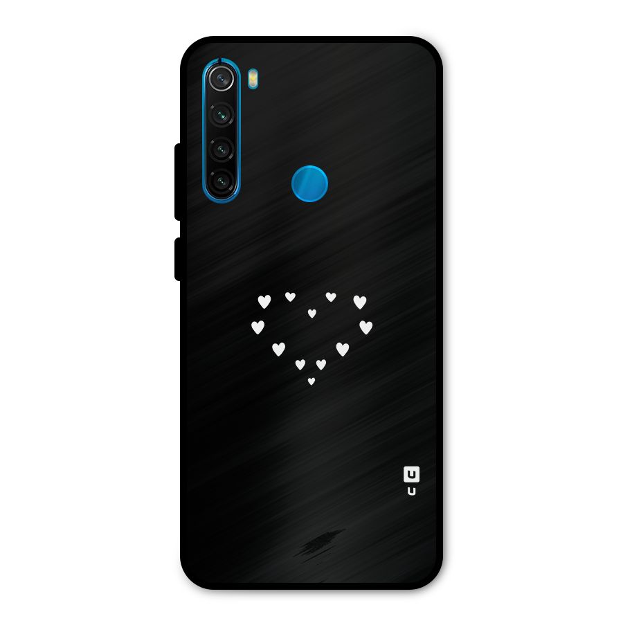 Heart of Hearts Metal Back Case for Redmi Note 8