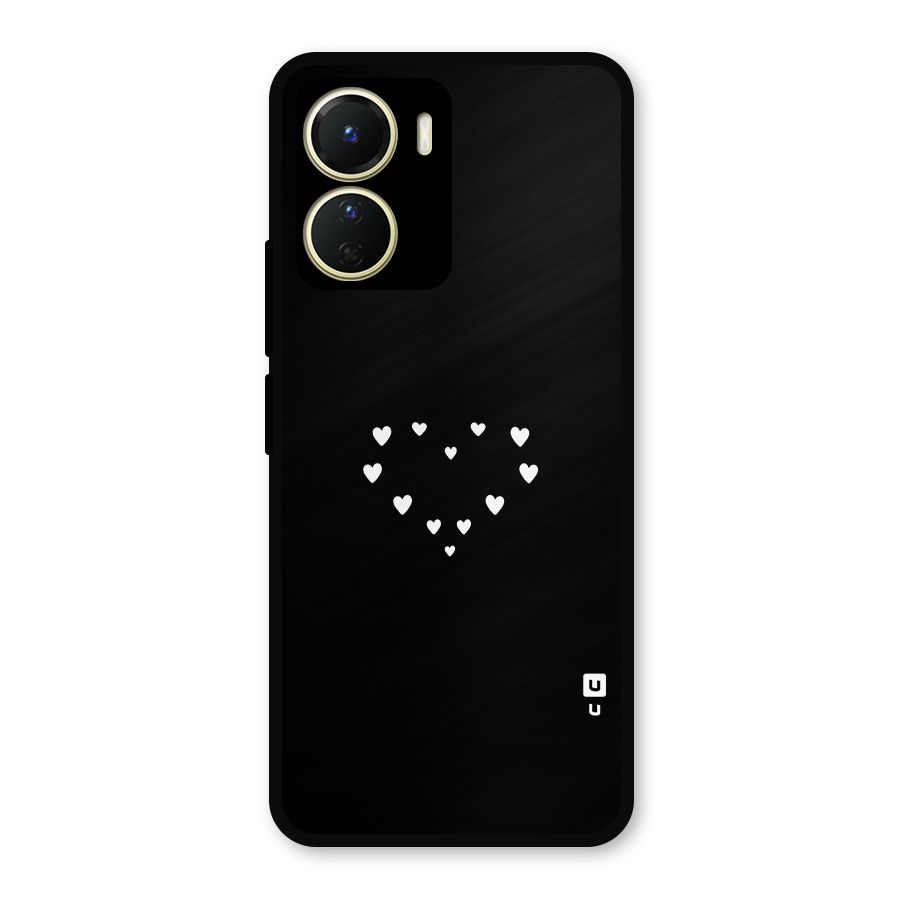 Heart of Hearts Metal Back Case for Vivo T2x
