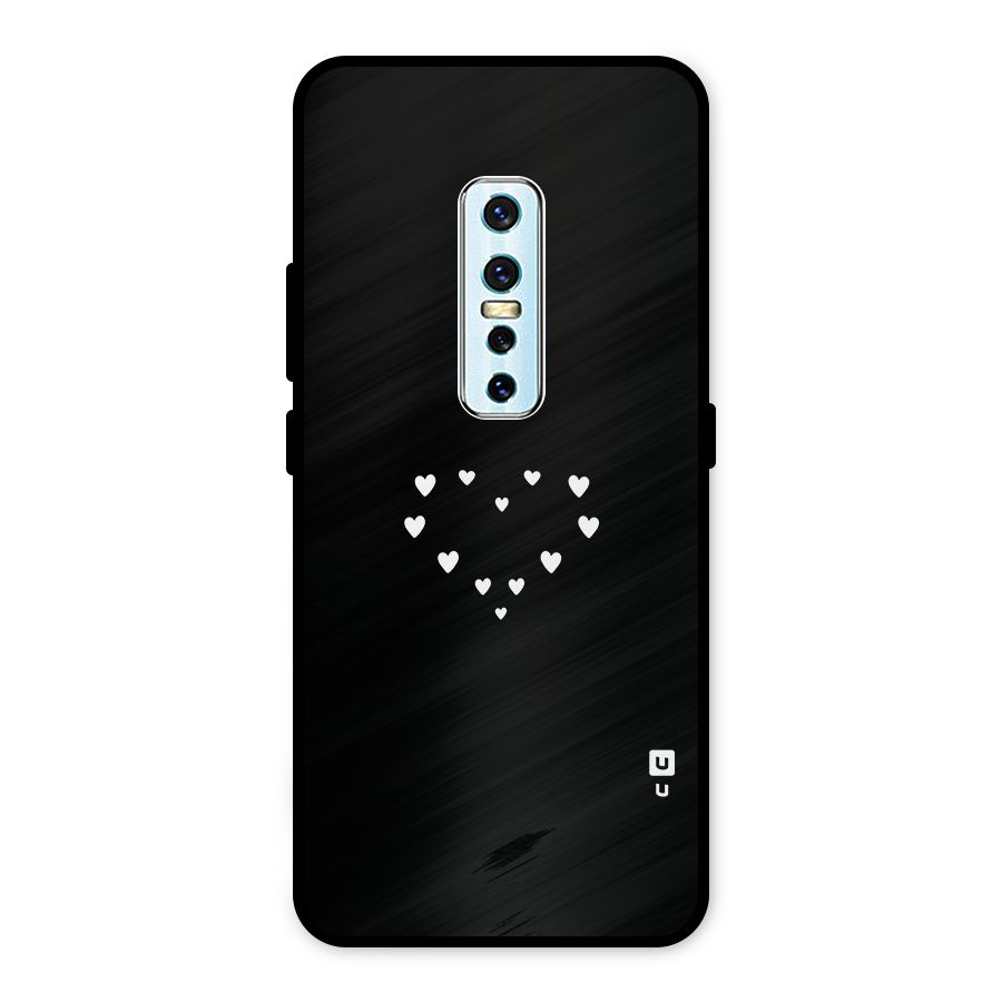 Heart of Hearts Metal Back Case for Vivo V17 Pro
