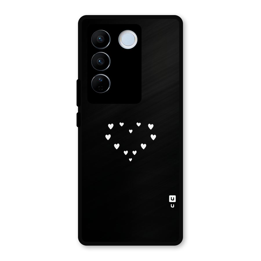 Heart of Hearts Metal Back Case for Vivo V27