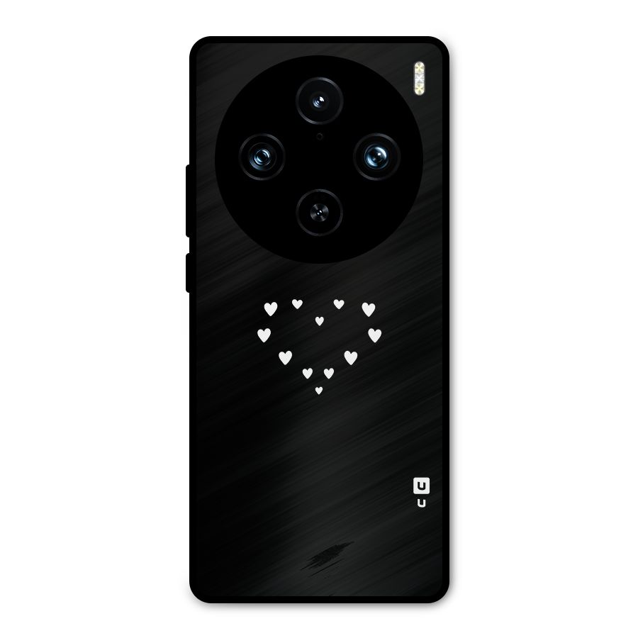 Heart of Hearts Metal Back Case for Vivo X100 Pro