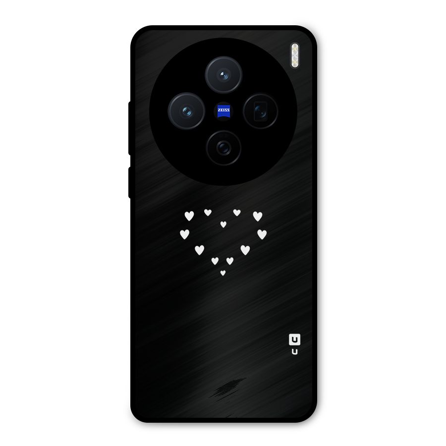 Heart of Hearts Metal Back Case for Vivo X200