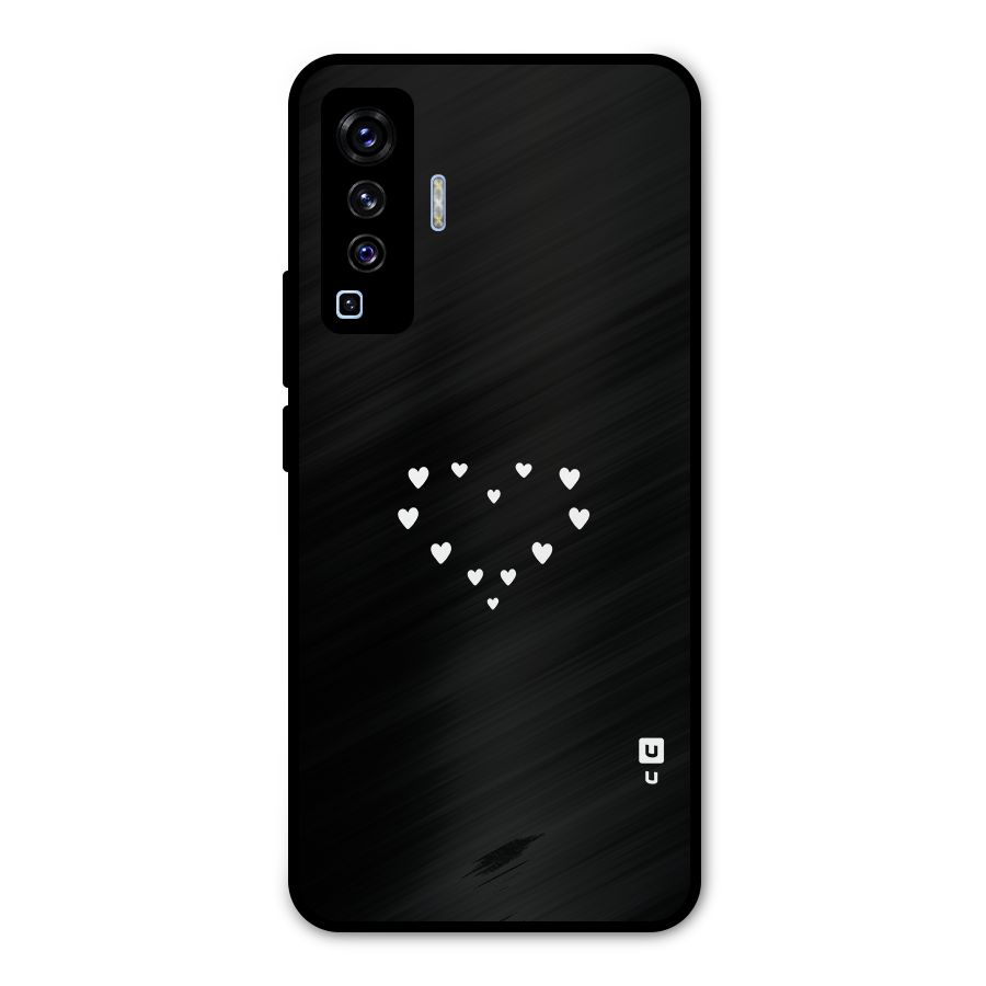 Heart of Hearts Metal Back Case for Vivo X50