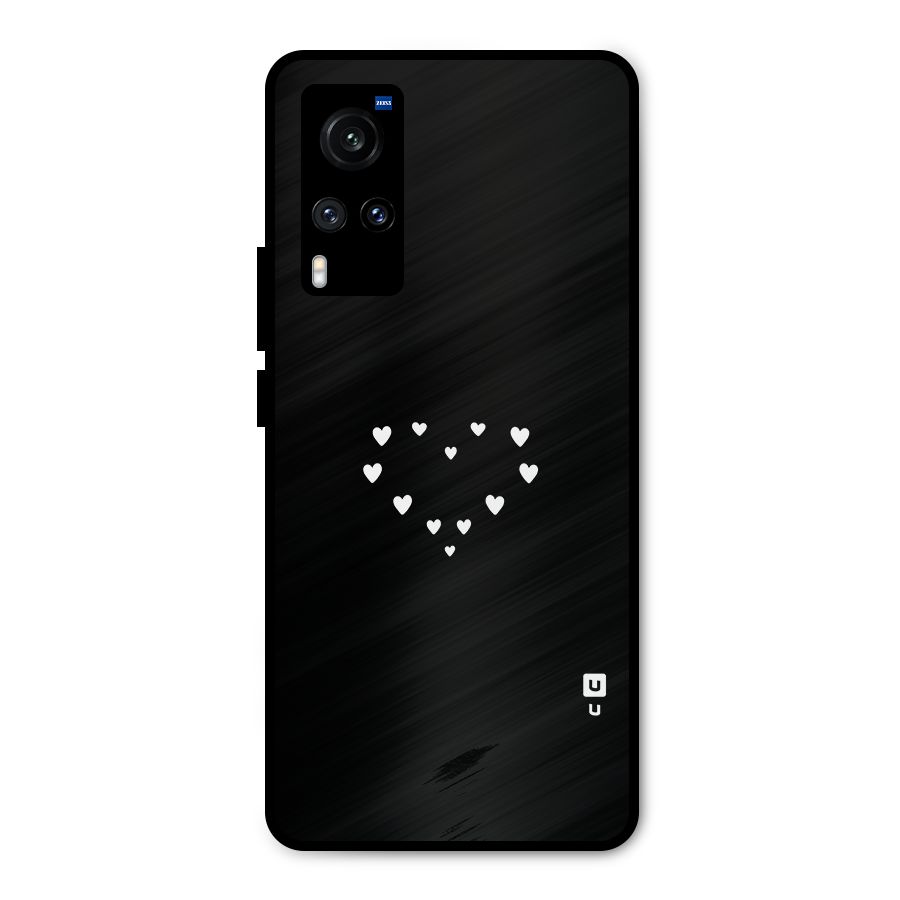 Heart of Hearts Metal Back Case for Vivo X60