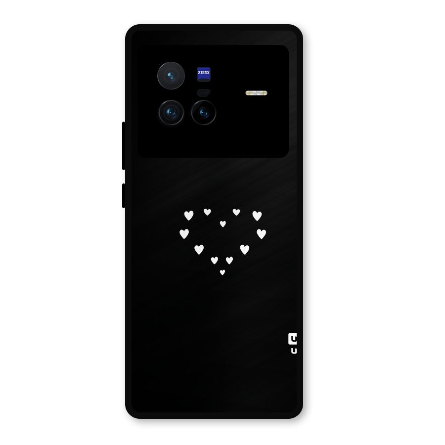 Heart of Hearts Metal Back Case for Vivo X80