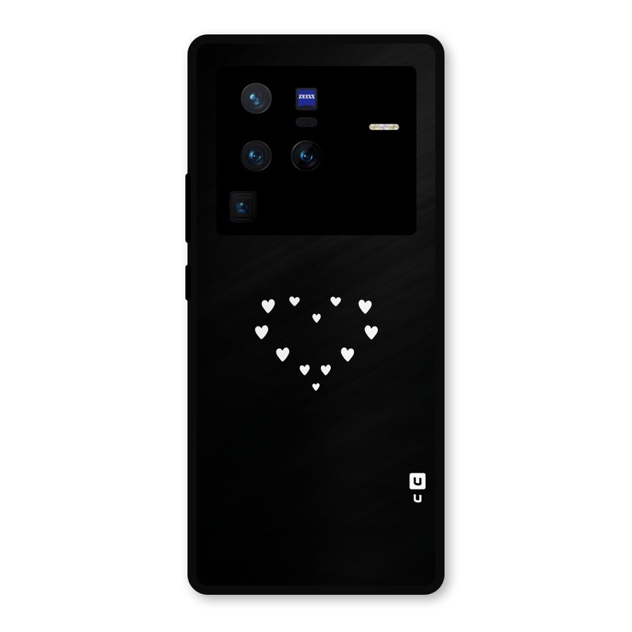 Heart of Hearts Metal Back Case for Vivo X80 Pro