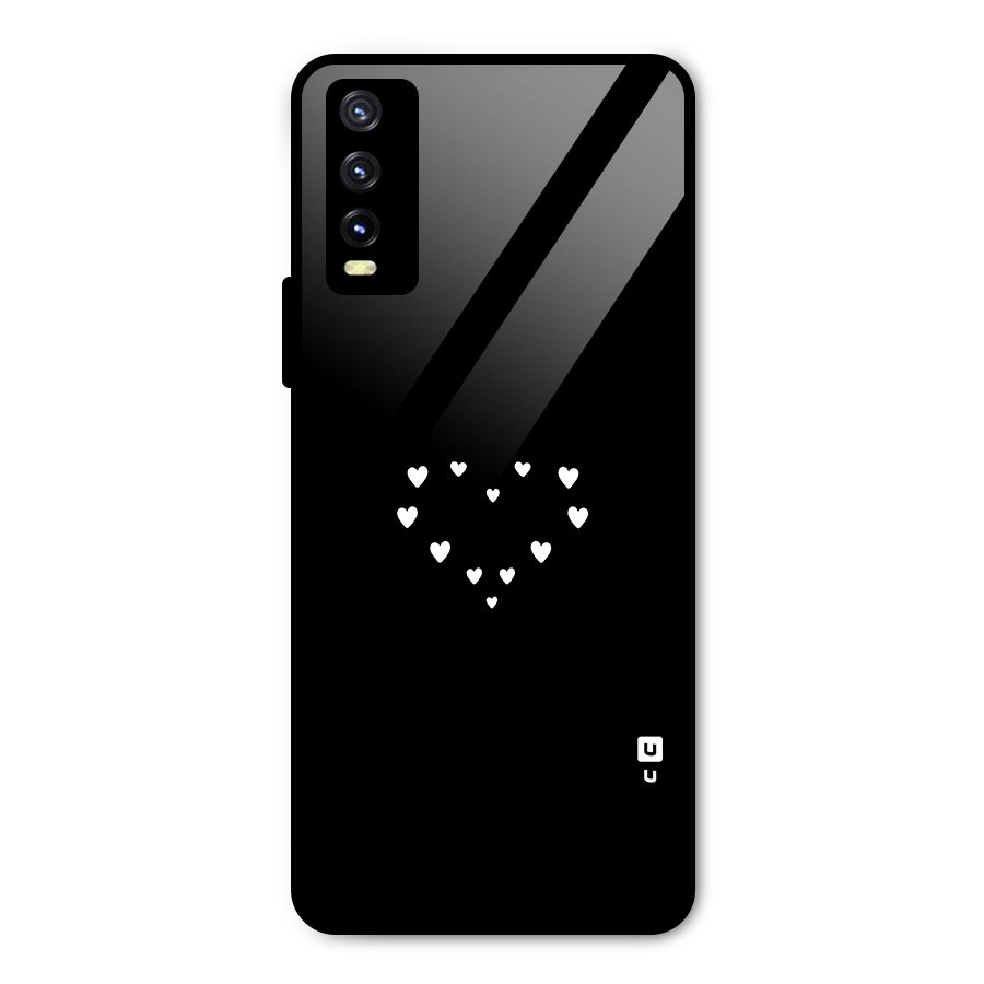 Heart of Hearts Metal Back Case for Vivo Y20g