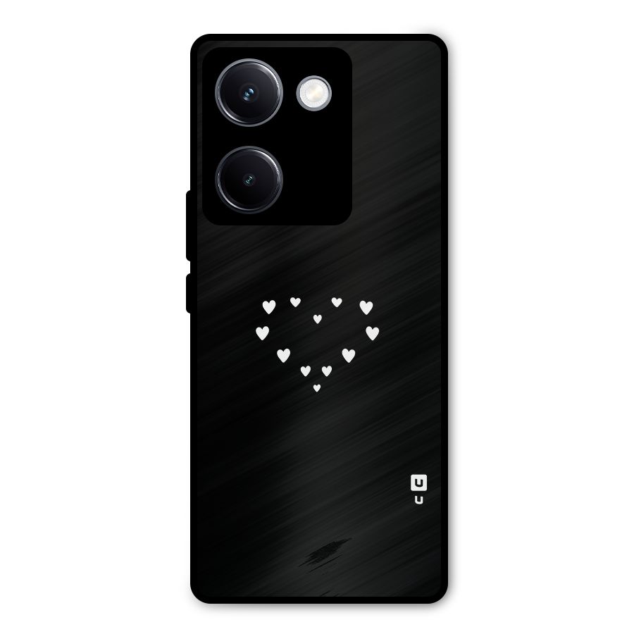 Heart of Hearts Metal Back Case for Vivo Y300 Plus