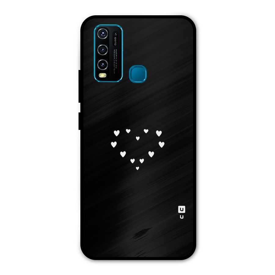 Heart of Hearts Metal Back Case for Vivo Y50