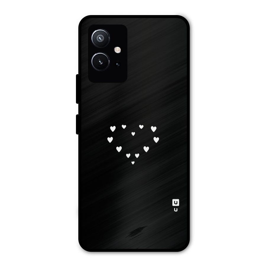 Heart of Hearts Metal Back Case for Vivo Y75 5G