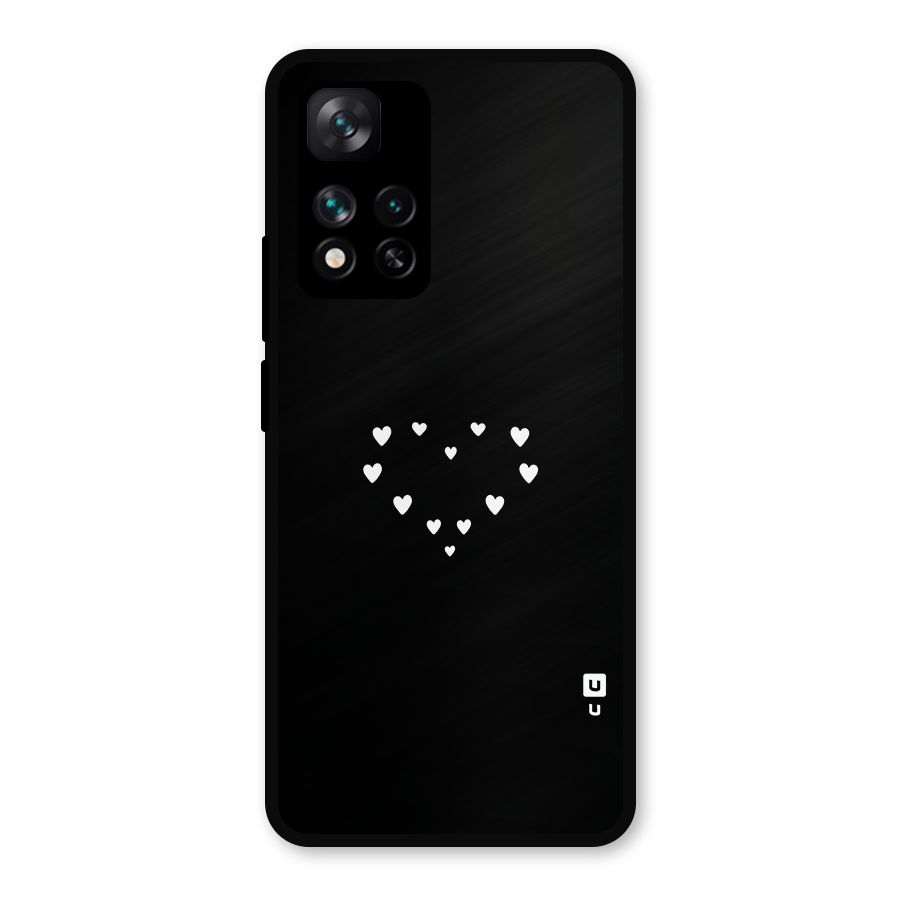 Heart of Hearts Metal Back Case for Xiaomi 11i Hypercharge 5G