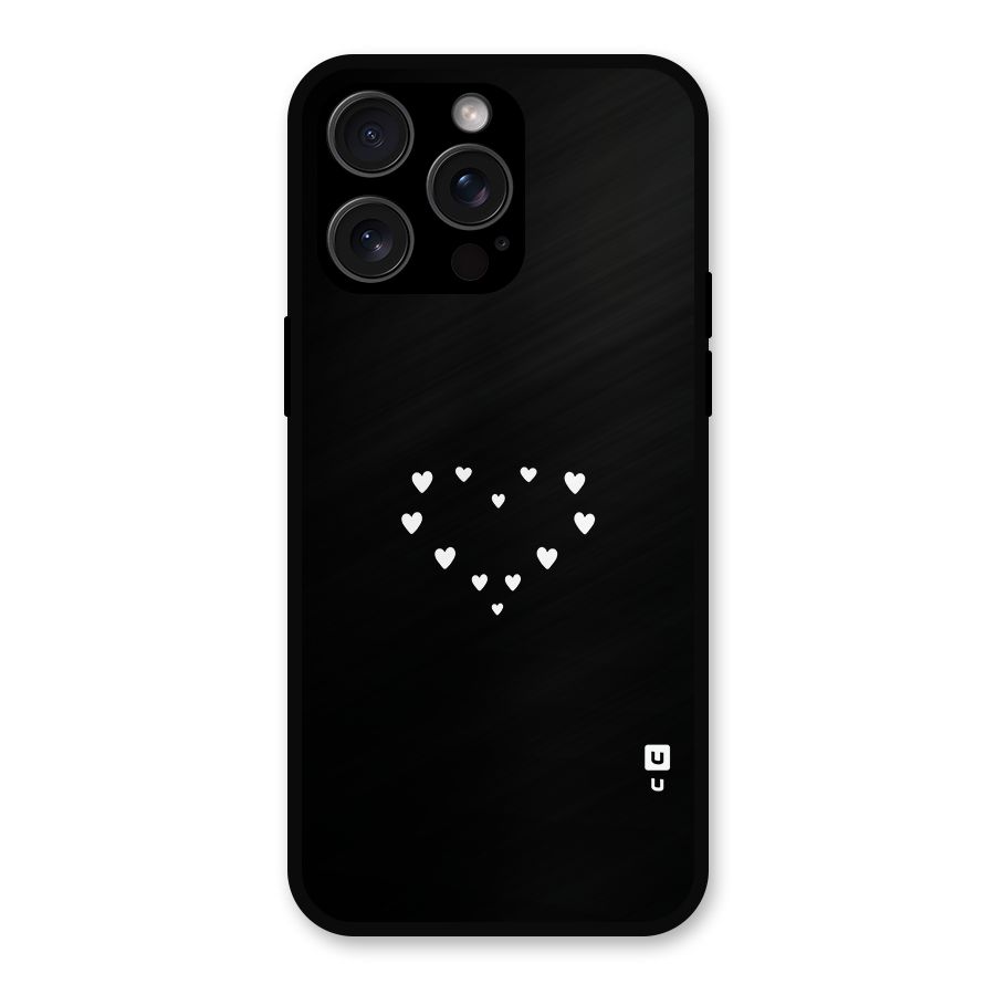 Heart of Hearts Metal Back Case for iPhone 15 Pro Max